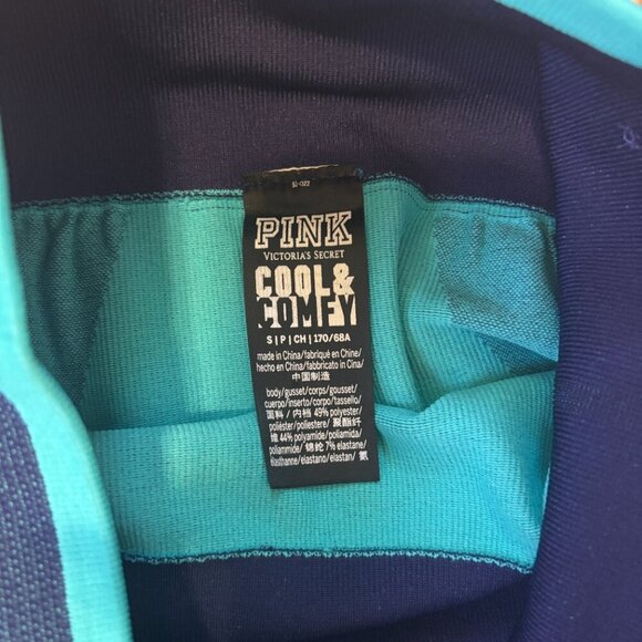 Pink Victoria’s Secret Cool & Comfy Leggings Blue/Navy Womens Size Small - Picture 4 of 4